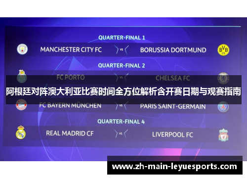 阿根廷对阵澳大利亚比赛时间全方位解析含开赛日期与观赛指南 阿根廷对阵澳大利亚比赛时间全方位解析含开赛日期与观赛指南